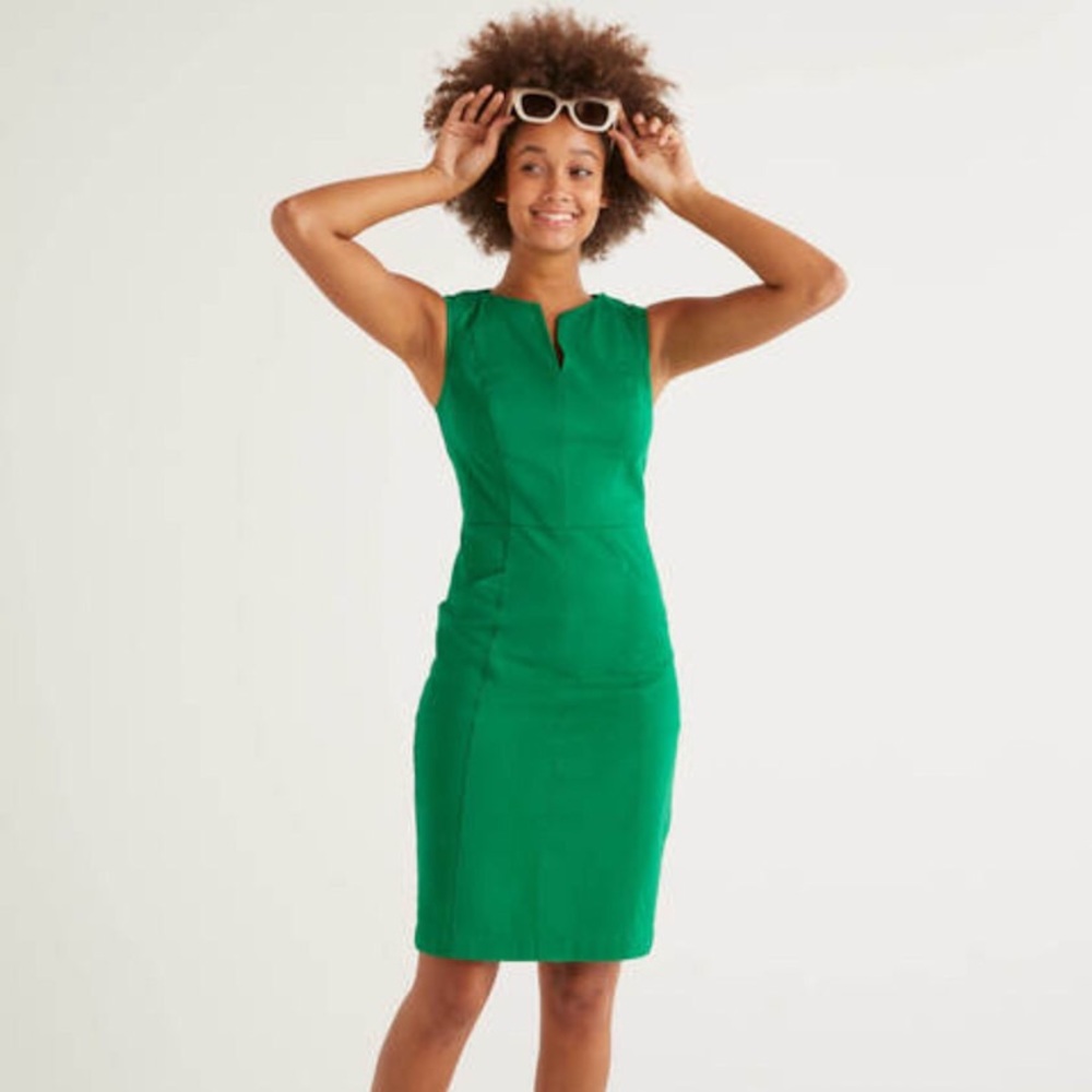 BODEN Helena Cotton Chino Dress (6P)